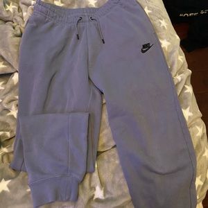 blue nike woman sweats